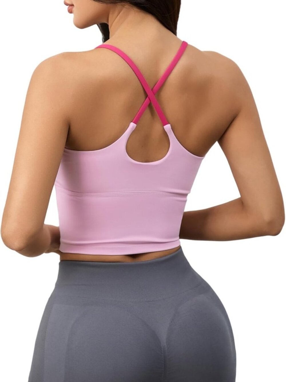Women's Built-In Bra Tank Top | Sports & Yoga Workout Top | Activewear